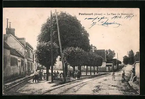 AK Pontavert, La Place du Marronnier