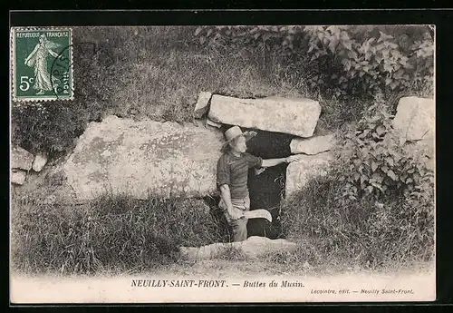 AK Neuilly-Saint-Front, Buttes du Musin