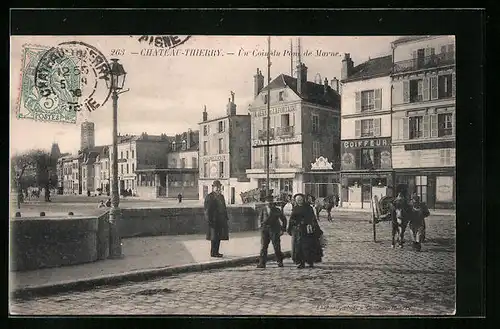 AK Château-Thierry, Un Coin du Pont de Marne