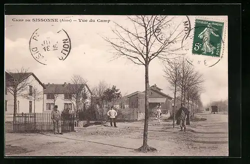 AK Sisonne, Camp de Sissonne, Vue du Camp