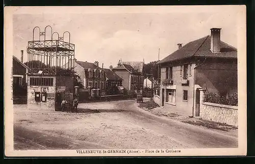 AK Villeneuve-St-Germain, Place de la Croisette