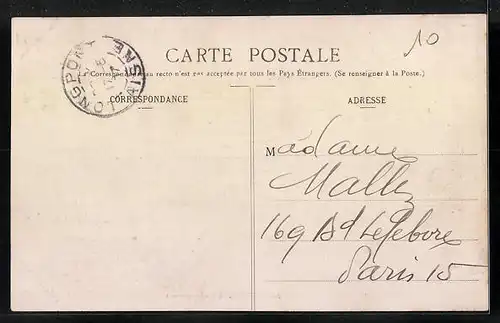 AK Vertesfeuilles, Une rue, Strassenpartie