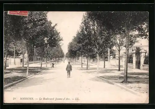 AK Soissons, Le Boulevard Jeanne-d`Arc