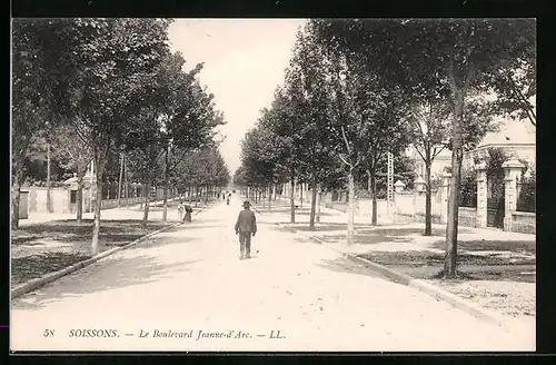 AK Soissons, Le Boulevard Jeanne-d`Arc