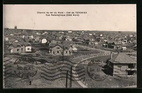 AK Tergnier, Chemin de fer du Nord, Vue Panoramique, Côté Nord