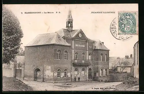 AK Hamegicourt, La Mairie