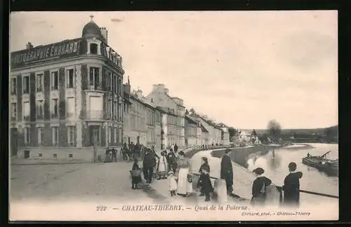 AK Chateau-Thierry, Quai de la Poterne