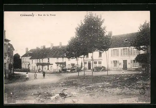 AK Crezancy, Rue de la Poste