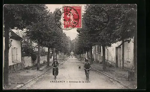 AK Crezancy, Avenue de la Gare