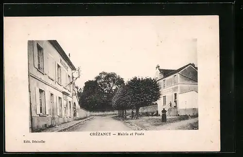 AK Crezancy, Mairie et Poste