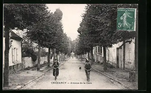 AK Crezancy, Avenue de la Gare