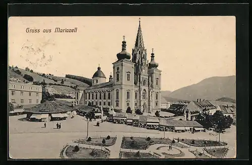 AK Mariazell, Hauptplatz