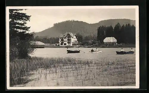 AK Erlaufsee, Seepartie mit Ruderbooten