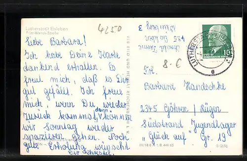 AK Eisleben, Fritz-Wenck-Strasse