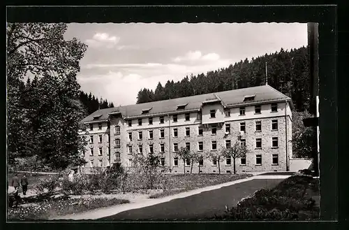 AK Marzell / Schwarzwald, Café-Restaurant Curt Stelzenmüller, Friedrichsheim-Luisenheim