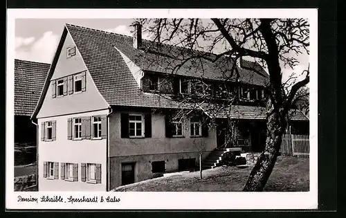AK Spesshardt / Schwarzwald, Hotel-Pension Schaible