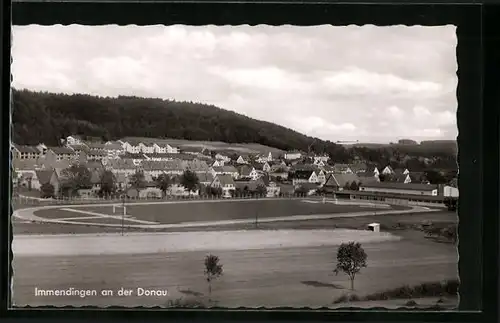 AK Immendingen, Ortsansicht aus der Vogelschau