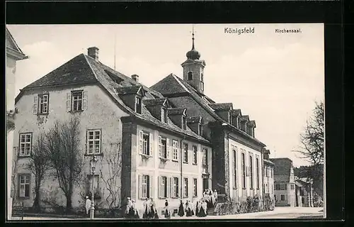 AK Königsfeld / Baden, Kirchensaal