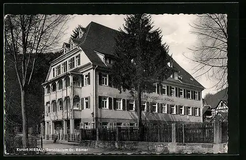 AK Hirsau / Schwarzwald, Sanatorium Dr. Römer