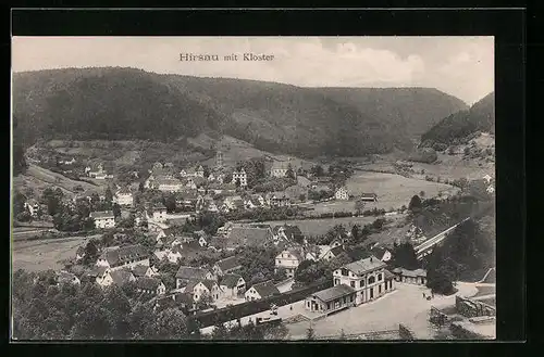AK Hirsau / Schwarzwald, Ortsansicht mit Kloster