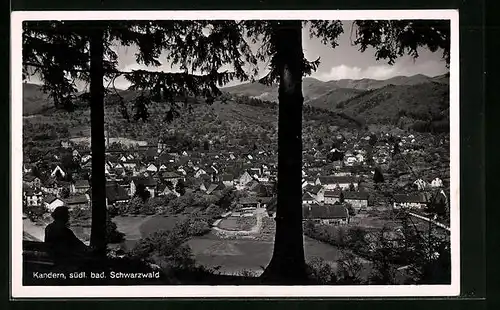 AK Kandern / Schwarzwald, Gesamtansicht