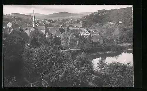 AK Maulbronn, Ortsansicht aus der Vogelschau