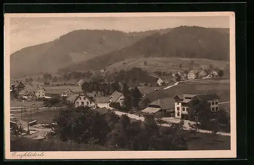 AK Enzklösterle, Ortsansicht aus der Vogelschau