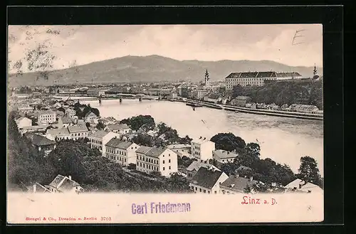 AK Linz a. D., Panorama, Flusspartie