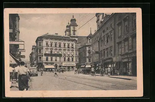 AK Linz a. d. Donau, Taubenmarkt