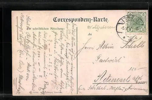 AK Linz a. d. Donau, Franz Josefplatz im Mondschein