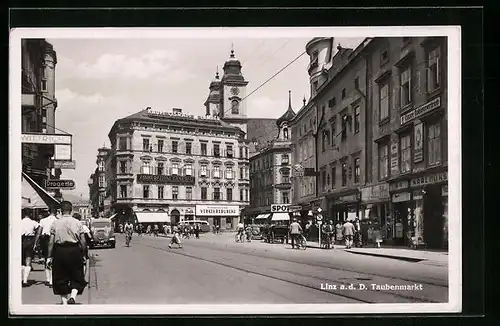 AK Linz a. d. D., Taubenmarkt