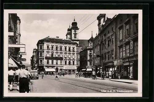 AK Linz a. d. D., Taubenmarkt