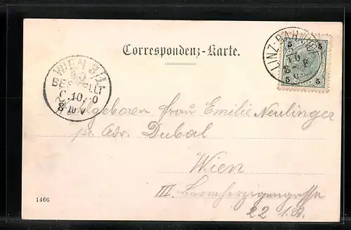 AK Linz a. D., Franz Josef-Platz