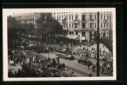 AK Wien, X. Deutsches Bundes Sängerfest, Festzug