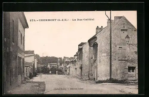 AK Chermont, La Rue Galliéni