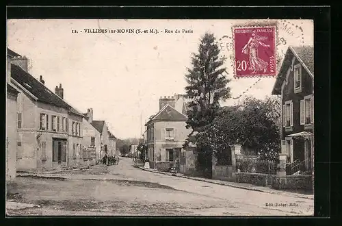 AK Villiers-sur-Morin, Rue de Paris