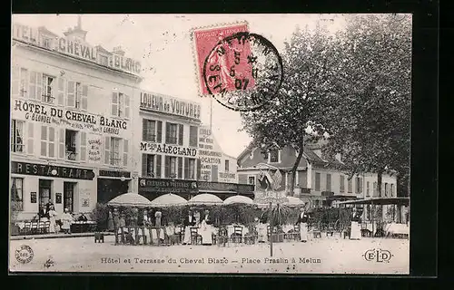 AK Melun, Hotel du Cheval Blanc, Place Praslin