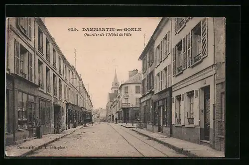 AK Dammartin-en-Goele, Quartier de l`Hotel de Ville