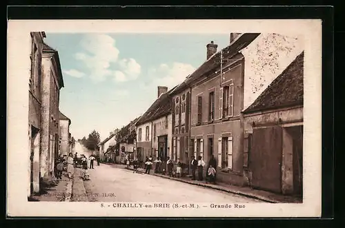 AK Chailly-en-Brie, Grande Rue