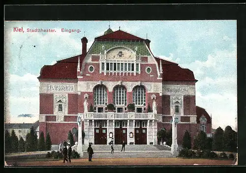 AK Kiel, Stadttheater, Eingang