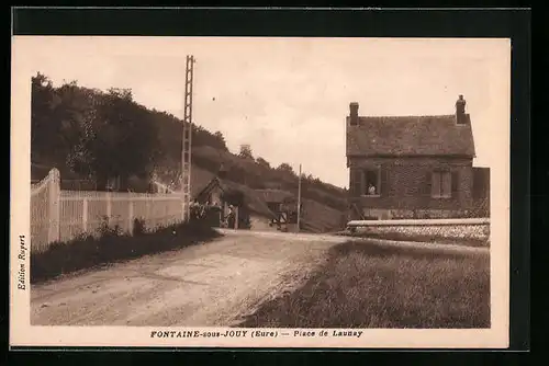 AK Fontaine-sous-Jouy, Place de Launay