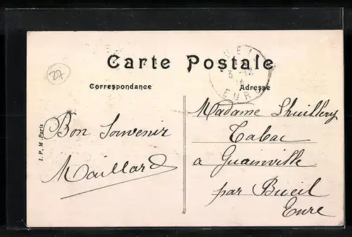 AK Vernon, Hôtel des Postes