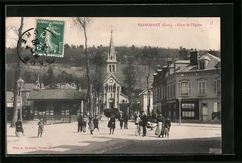 AK Vernonnet, Place de l`Eglise
