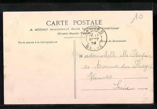 AK Ivry-la-Bataille, Vue prise Place de la Gare