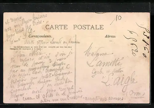 AK Ambenay, Une rue, Strassenpartie