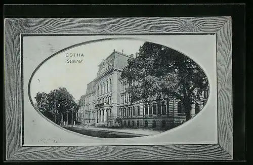 AK Gotha, Seminar im Passepartoutrahmen