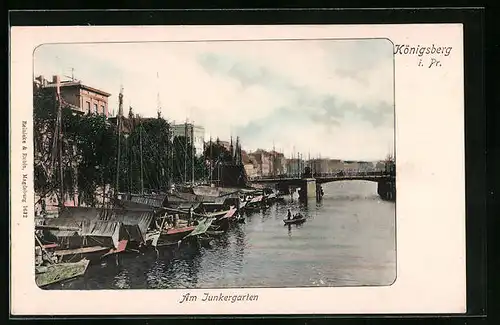AK Königsberg i. Pr., Am Junkergarten