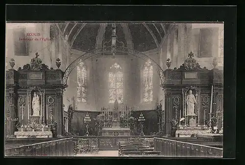 AK Écouis, Intérieur de l`Eglise