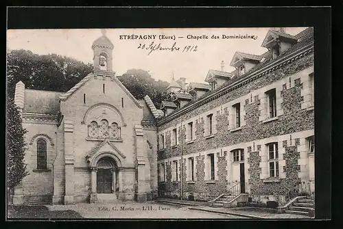 AK Étrépagny, Chapelle des Dominicains