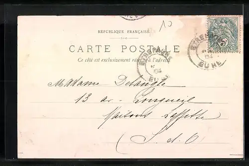 AK Étrépagny, Vue générale, Côté Nord